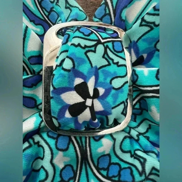 Love Your Assets by Sara Blakely, Spanx | 1 piece Fiesta Tile Swimsuit. Size: M - Picture 6 of 16